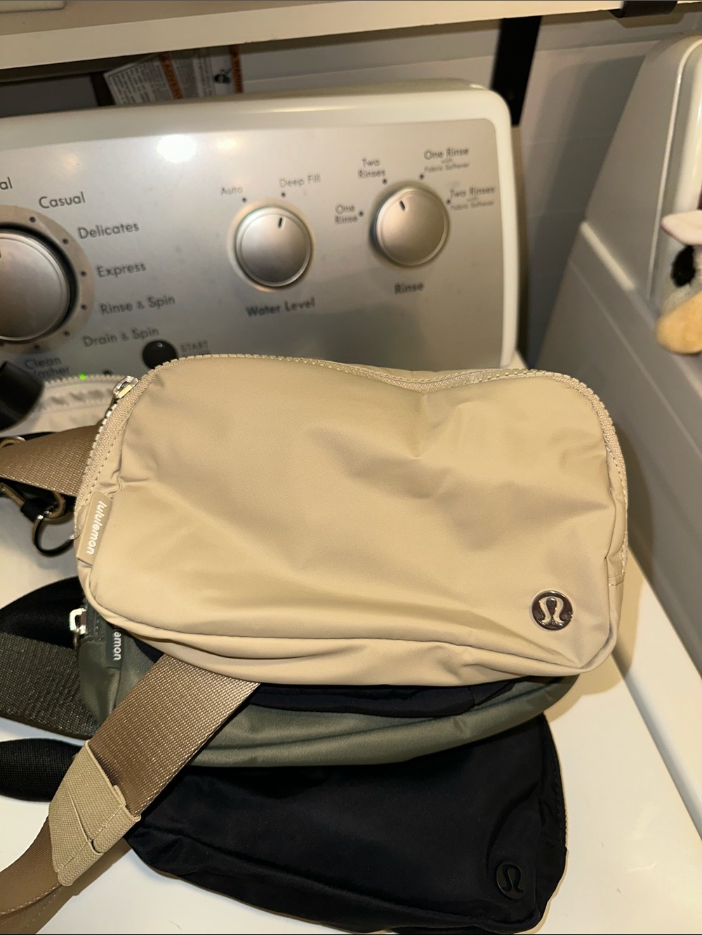 lululemon athletica Beige Crossbody Belt Bag